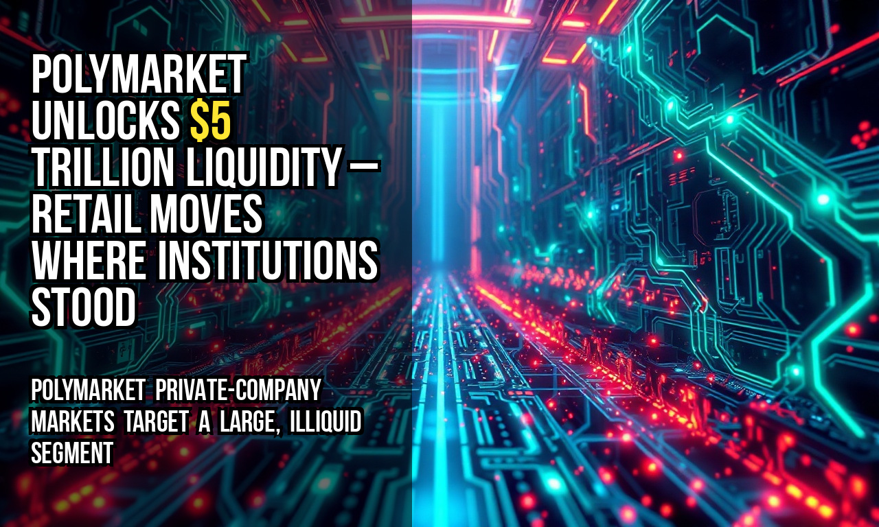 Polymarket unlocks $5 trillion liquidity – retail moves where institutions stood