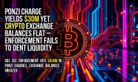 Ponzi charge yields $30M yet crypto exchange balances flat – enforcement fails to dent liquidity