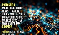 Prediction markets become news-tracking tools, while US GDP data contradicts market bets – a new signal for crypto?