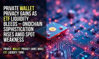 Private wallet privacy gains as ETF liquidity bleeds – on‑chain sophistication rises amid spot weakness