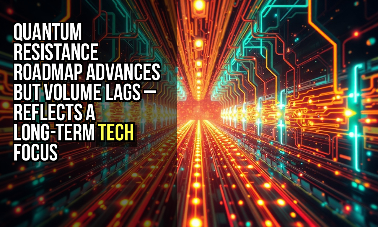 Quantum resistance roadmap advances but volume lags – reflects a long-term tech focus