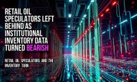 Retail oil speculators left behind as institutional inventory data turned bearish