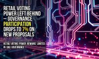 Retail voting power left behind – governance participation drops to 7% on new proposals