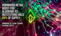 Robinhood retail boost for Algorand as institutions hold 60% of supply