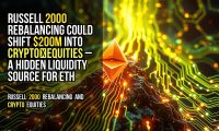 Russell 2000 rebalancing could shift $200M into crypto‑equities – a hidden liquidity source for ETH