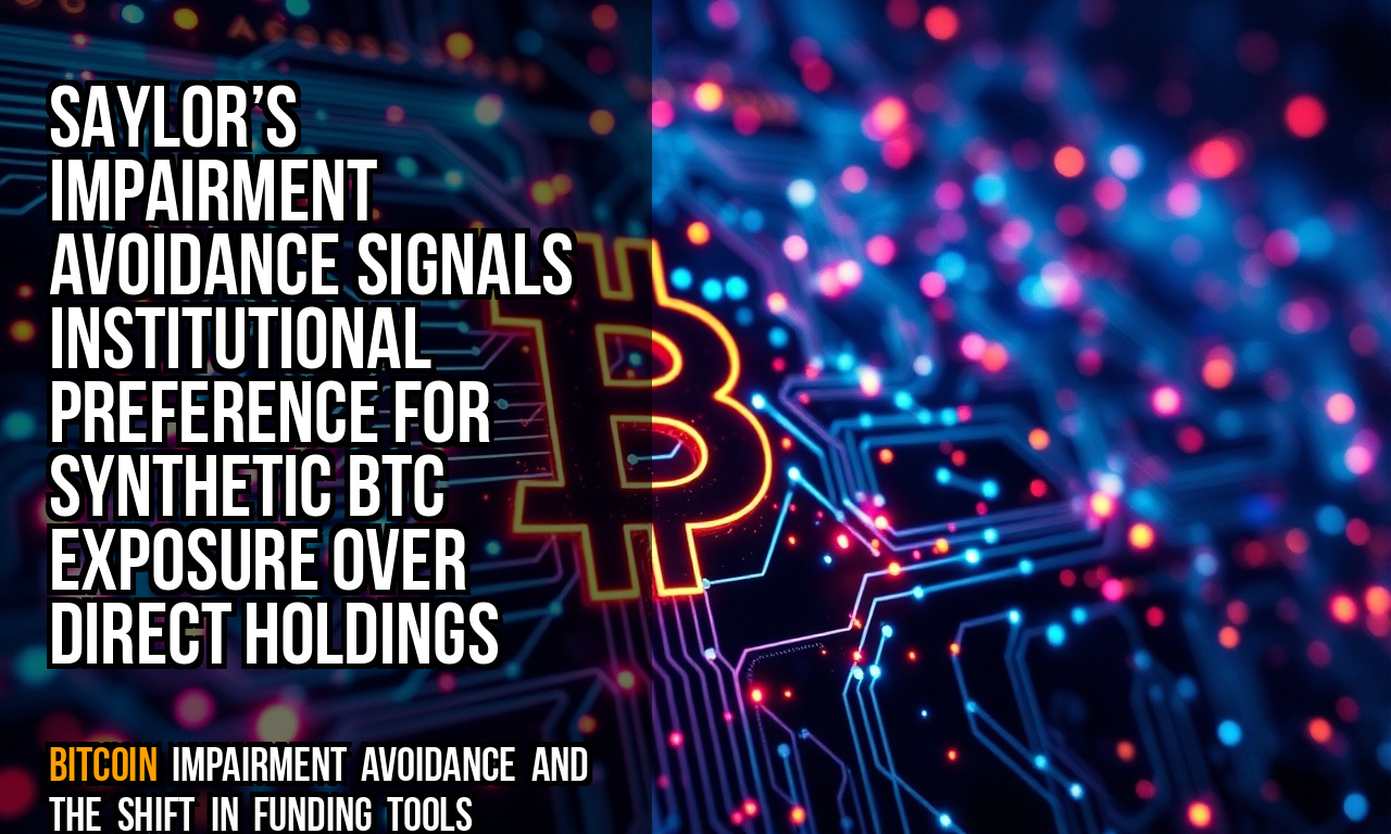 Saylor’s impairment avoidance signals institutional preference for synthetic BTC exposure over direct holdings