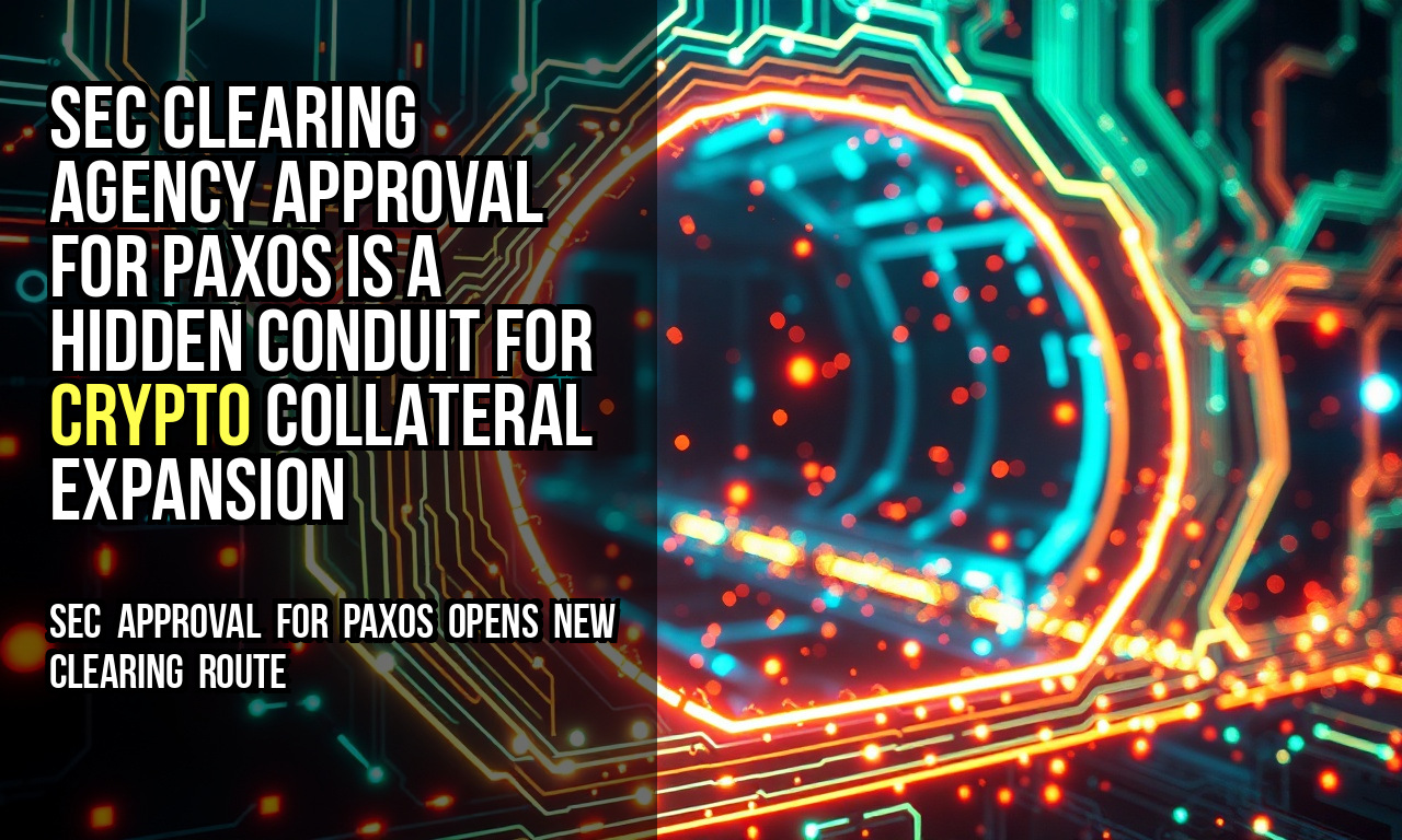 SEC clearing agency approval for Paxos is a hidden conduit for crypto collateral expansion