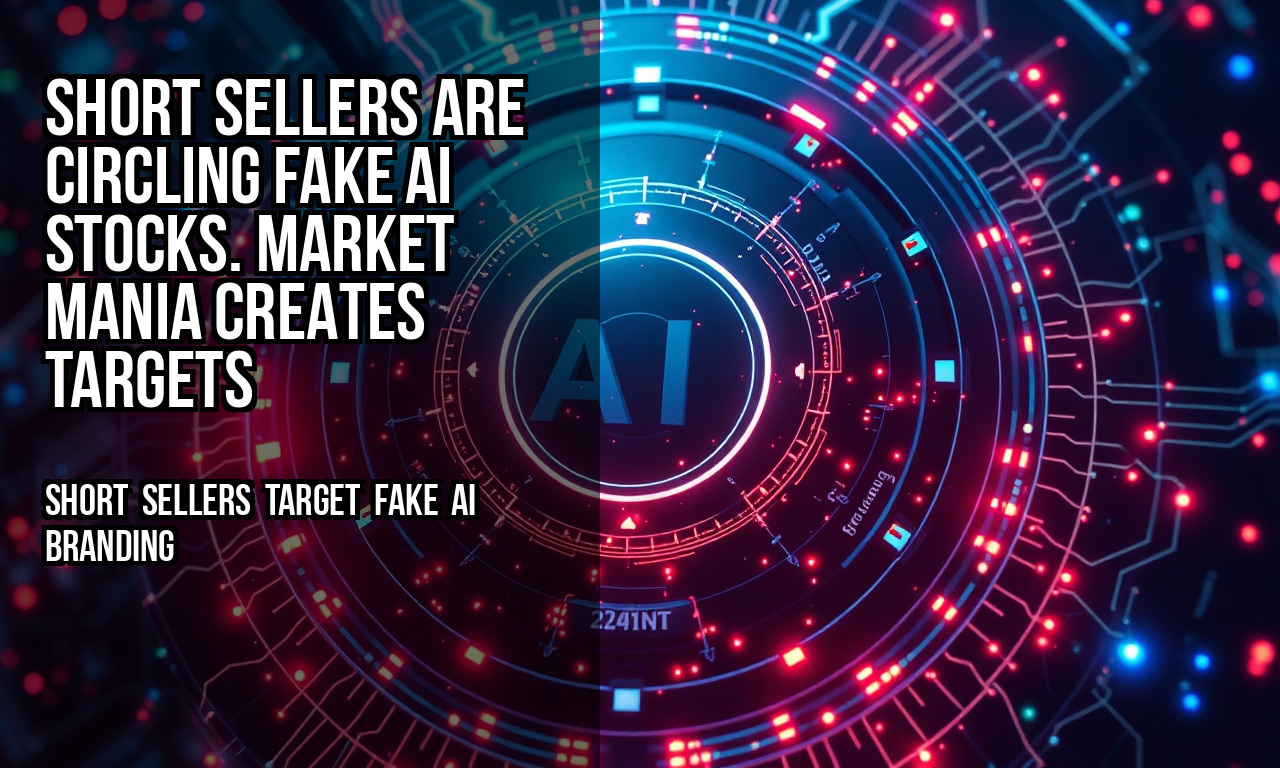 Short sellers are circling fake AI stocks. Market mania creates targets