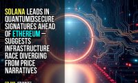 Solana leads in quantum‑secure signatures ahead of Ethereum – suggests infrastructure race diverging from price narratives