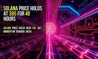 Solana price holds at $85 for 48 hours