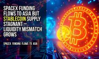 SpaceX funding flows to Asia but stablecoin supply stagnant – liquidity mismatch grows