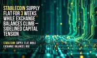 Stablecoin supply flat for 3 weeks while exchange balances climb – sidelined capital tension