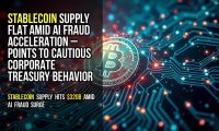 Stablecoin supply flat amid AI fraud acceleration – points to cautious corporate treasury behavior