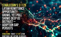 Stablecoin’s $112B LATAM remittance opportunity grows, yet poll shows deep US distrust – adoption gap persists