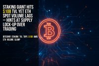 Staking giant hits $10B TVL yet ETH spot volume lags – hints at supply lock-up over trading