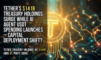 Tether’s $141B Treasury holdings surge while AI agent USDT spending launches – capital deployment shift?