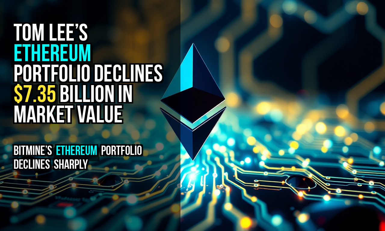 Tom Lee’s Ethereum portfolio declines $7.35 billion in market value
