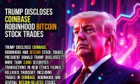 Trump discloses Coinbase Robinhood Bitcoin stock trades