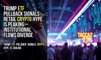 Trump ETF pullback signals retail crypto hype is peaking – institutional flows diverge
