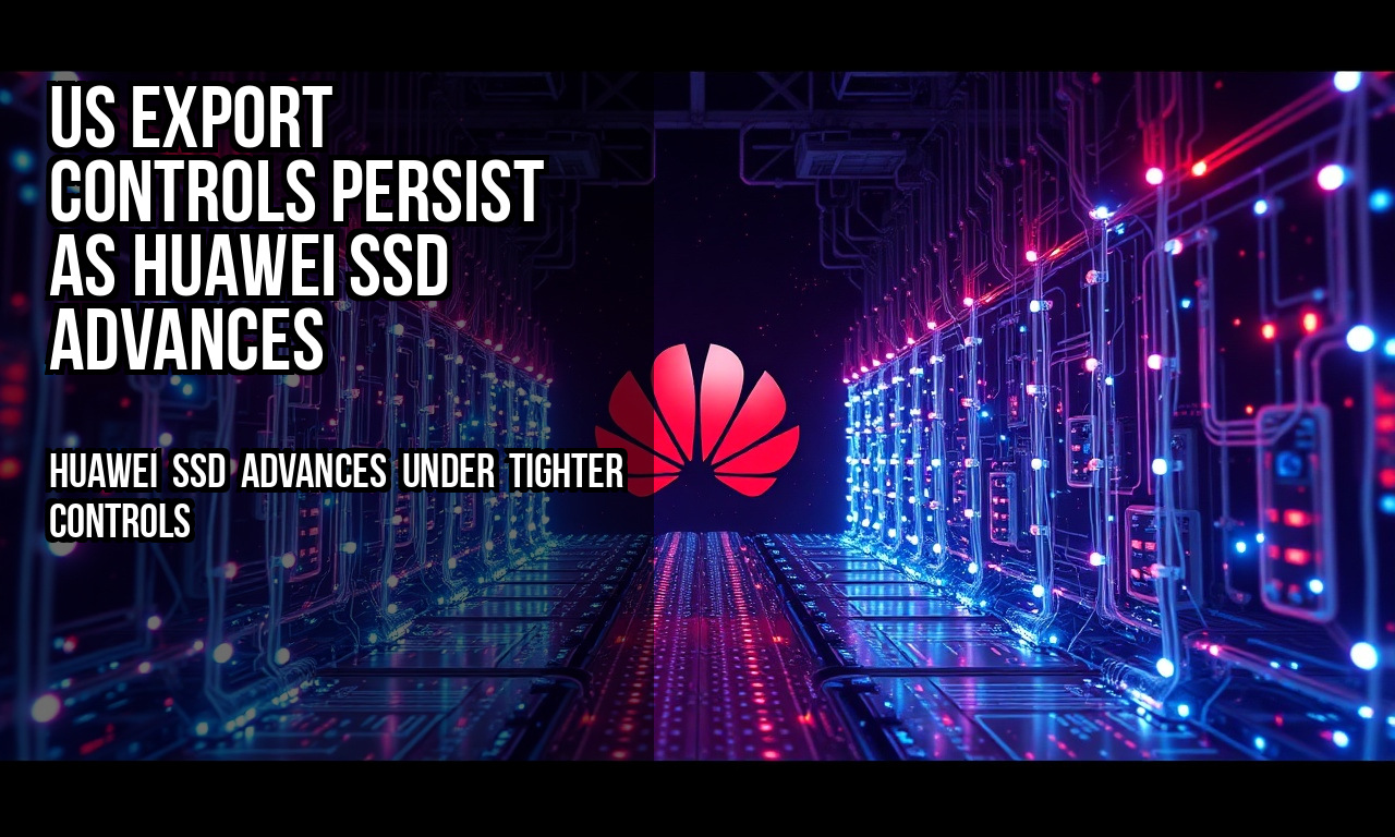 US export controls persist as Huawei SSD advances