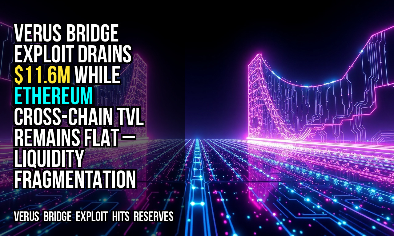 Verus Bridge exploit drains $11.6M while Ethereum cross-chain TVL remains flat – liquidity fragmentation