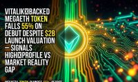 Vitalik‑backed MegaETH token falls 55% on debut despite $2B launch valuation – signals high‑profile vs market reality gap