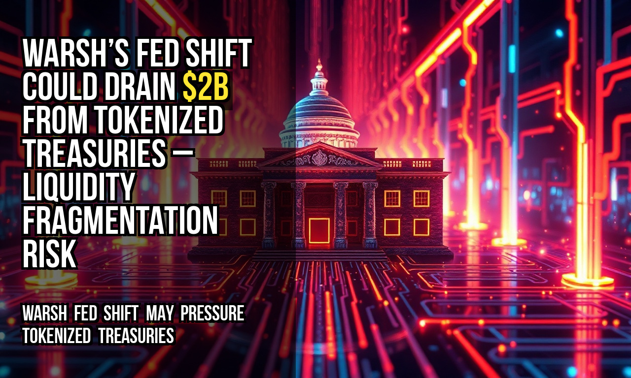 Warsh’s Fed shift could drain $2B from tokenized treasuries – liquidity fragmentation risk