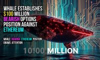 Whale establishes $100 million bearish options position against Ethereum