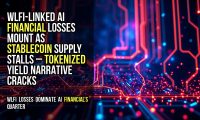 WLFI-linked AI Financial losses mount as stablecoin supply stalls – tokenized yield narrative cracks