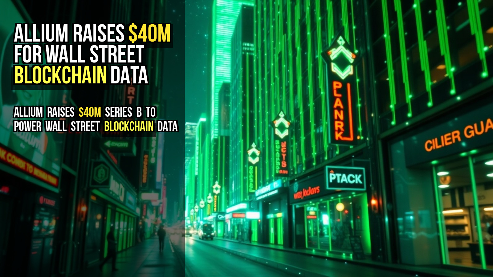 Allium raises $40M for Wall Street blockchain data