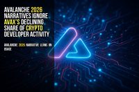 Avalanche 2026 narratives ignore AVAX’s declining share of crypto developer activity