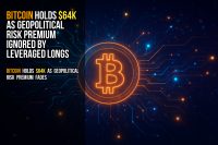 Bitcoin holds $64K as geopolitical risk premium ignored by leveraged longs