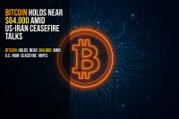 Bitcoin holds near $64,000 amid US-Iran ceasefire talks