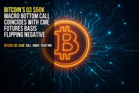 Bitcoin’s Q3 $50k macro bottom call coincides with CME futures basis flipping negative