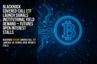 BlackRock covered-call ETF launch signals institutional yield demand – futures open interest stalls