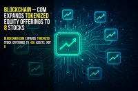 Blockchain – com expands tokenized equity offerings to 8 stocks