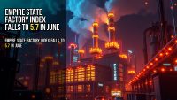 Empire State Factory Index falls to 5.7 in June