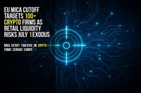 EU MiCA cutoff targets 100+ crypto firms as retail liquidity risks July 1 exodus