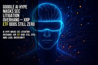 Google AI hype masks SEC litigation overhang – XRP ETF odds still zero