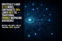 Grayscale’s AAVE $175 model contradicts 20% lower DeFi TVL – traditional finance mispricing divergence