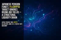 Japanese pension fund’s 1% crypto target ignores rising JGB yields – a structural liquidity drain