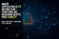 Miners capitulating as ETF inflows slow – structural bid weakening despite price stability