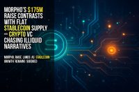 Morpho’s $175M raise contrasts with flat stablecoin supply – crypto VC chasing illiquid narratives