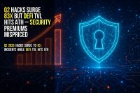 Q2 hacks surge 83x but DeFi TVL hits ATH – security premiums mispriced