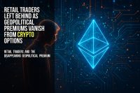Retail traders left behind as geopolitical premiums vanish from crypto options