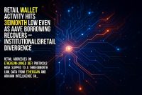 Retail wallet activity hits 3‑month low even as Aave borrowing recovers – institutional‑retail divergence