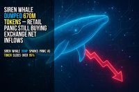 SIREN whale dumped 670M tokens – retail panic still buying exchange net inflows