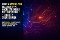 SpaceX Nasdaq-100 inclusion hype ignores treasury auction schedule – liquidity diversion risk