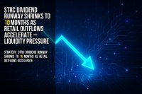 STRC dividend runway shrinks to 10 months as retail outflows accelerate – liquidity pressure