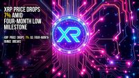 XRP price drops 7% amid four-month low milestone